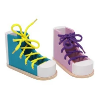 small foot Set hry Zaviaž si šnúrku Topánka 2 ks