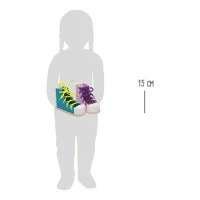 small foot Set hry Zaviaž si šnúrku Topánka 2 ks