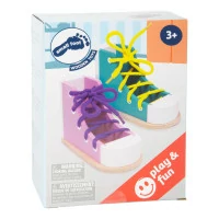 small foot Set hry Zaviaž si šnúrku Topánka 2 ks