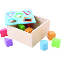 Bigjigs Toys Vkladacia krabička s tvarmi