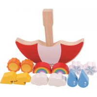 Bigjigs Toys Balančná hra Počasie