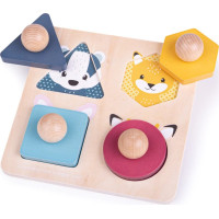 Bigjigs Toys Puzzle v tvare zvieratiek