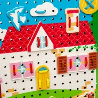 Bigjigs Toys Prevliekacia doska domček