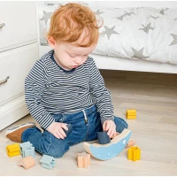 Bigjigs Toys Motorická hra balansujúci mesiac