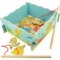 Bigjigs Toys Magnetické chytanie rybičiek mora