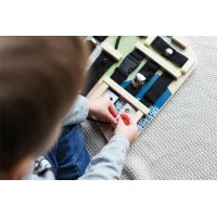 small foot Motorická doska so spojovacími a viazacími prvkami