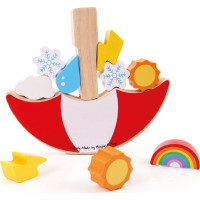 Bigjigs Toys Balančná hra Počasie