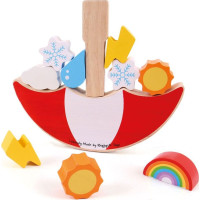 Bigjigs Toys Balančná hra Počasie
