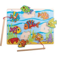 Bigjigs Toys Chytanie rybičiek na doske