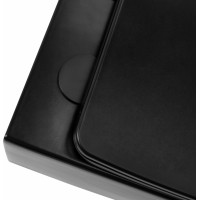 Závesné WC Rea Julio RIMLESS + Duroplast sedátko flat - čierne matné