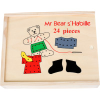 small foot Prevliekanie obliekací medvedík