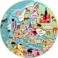Vilac Magnetická mapa sveta Ingela