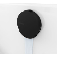 Polysan Vaňová súprava s napúšťaním, bovden, dĺžka 600mm, zátka 72mm, čierna mat 71851.21