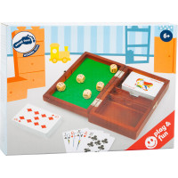 small foot Hracie kocky a karty v drevenom boxe