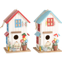 small foot Set drevená vtáčia búdka vila 2 ks