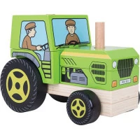 Bigjigs Baby Nasadzovanie traktor