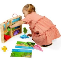 Bigjigs Toys Krabička na hranie dinosaury