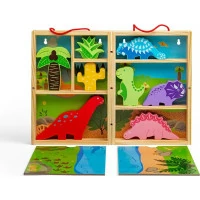 Bigjigs Toys Krabička na hranie dinosaury