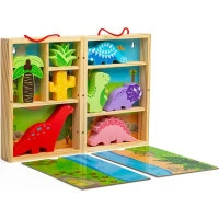 Bigjigs Toys Krabička na hranie dinosaury