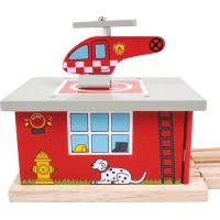 Bigjigs Rail Depo hasičská stanica