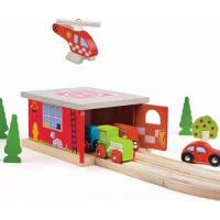 Bigjigs Rail Depo hasičská stanica