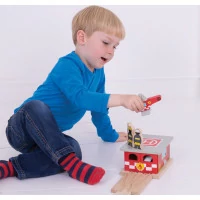 Bigjigs Rail Depo hasičská stanica