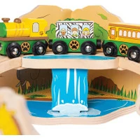 Bigjigs Rail Drevená vláčikodráha Safari