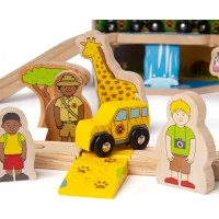 Bigjigs Rail Drevená vláčikodráha Safari