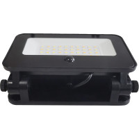 Solight LED solárne svetielko so senzorom, 6W, 660lm, 3CCT, Li-Ion, čierna