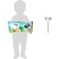 small foot Drevená obrázková knižka interaktívna hra