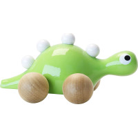 Vilac Drevený dinosaurus na kolieskach zelený