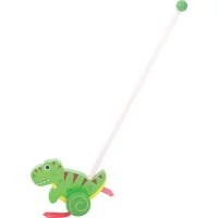 Bigjigs Baby Drevený jazdík T-Rex