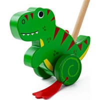 Bigjigs Baby Drevený jazdík T-Rex