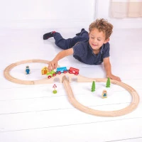 Bigjigs Rail Drevená vláčikodráha osmička