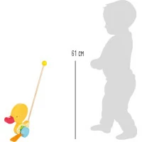 small foot Ťahacie hračky kolísavavá kačica Tine
