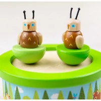 Bigjigs Toys Drevená hracia skrinka woodland