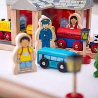Bigjigs Rail Drevená vláčikodráha horská cesta 112 dielov