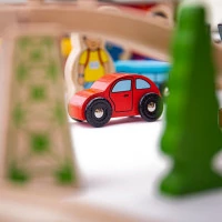 Bigjigs Rail Drevená vláčikodráha horská cesta 112 dielov