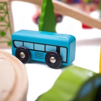Bigjigs Rail Drevená vláčikodráha horská cesta 112 dielov
