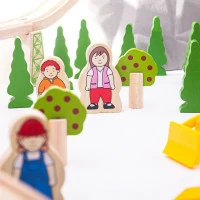 Bigjigs Rail Drevená vláčikodráha horská cesta 112 dielov