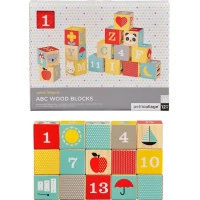 Petit Collage Drevené kocky ABC