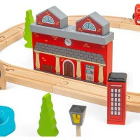 Bigjigs Rail Vláčikodráha a autodráha