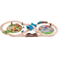 Bigjigs Rail Vláčikodráha Stavba 50 dielov
