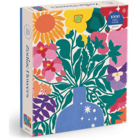 Galison Puzzle Kvety zverokruhu 1000 dielikov