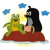 DoDo Detská lampička krtko a žaba