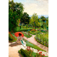 CASTORLAND Puzzle Art Collection: Červený dáždnik 500 dielikov