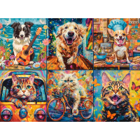 CASTORLAND Puzzle Vyber si svojho maznáčika 2000 dielikov