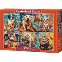 CASTORLAND Puzzle Vyber si svojho maznáčika 2000 dielikov