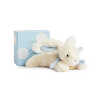 Doudou Darčeková sada - Plyšový zajačik modrý 20 cm