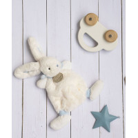 Doudou Darčeková sada - Plyšový zajačik modrý 26 cm